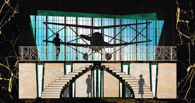 Rendering of Hydroplane Scene