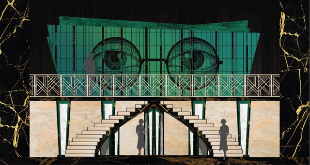 Rendering of Eckleberg Eyes